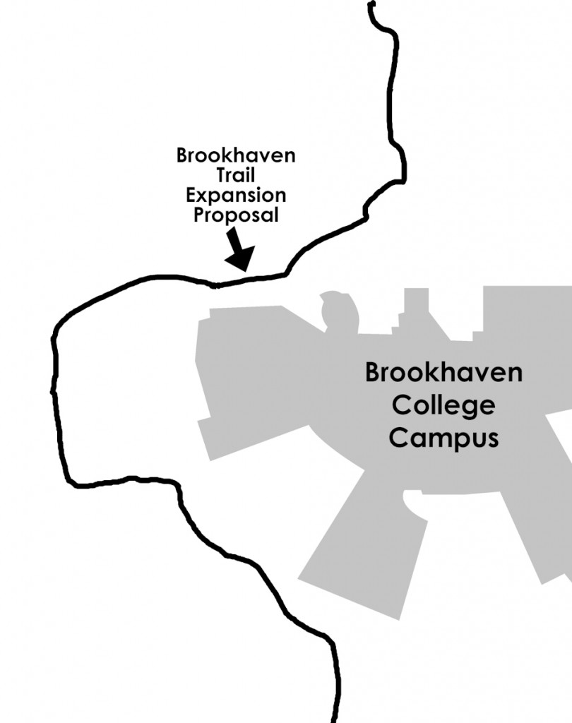 The map shows the planned expansion