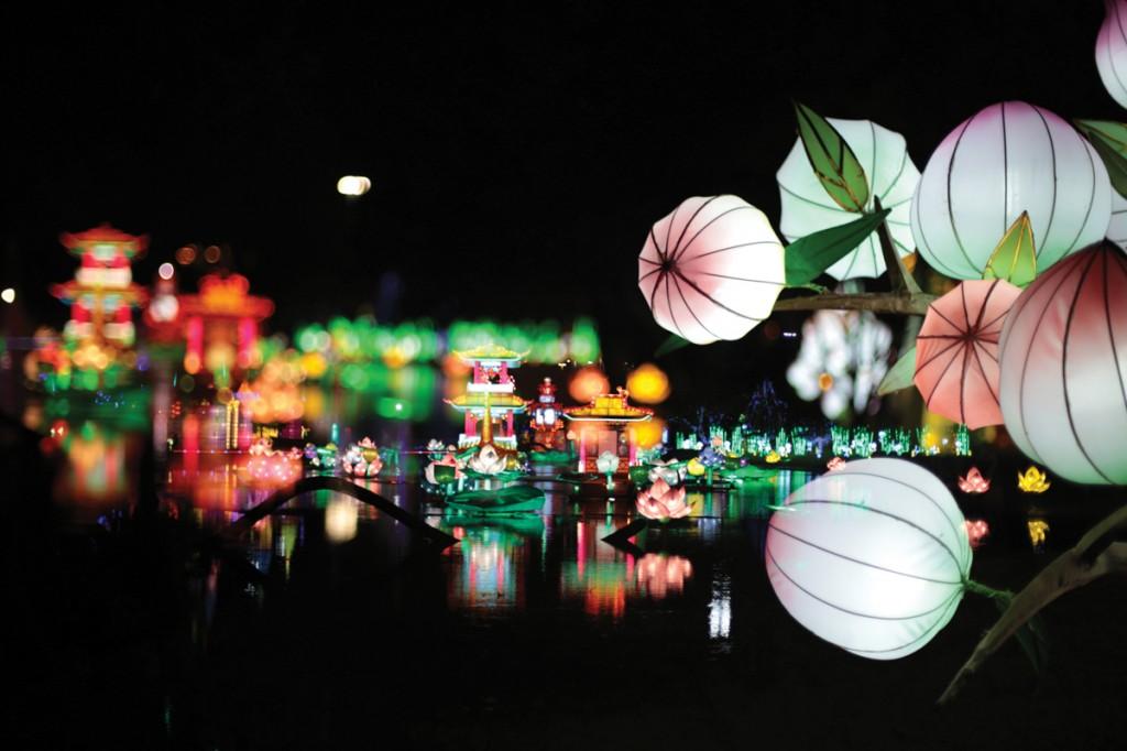 Photos by Kathy Tran and Paul Lauder | Kathy Tran’s winning photograph features an in-camera, double-exposed image snapped at the Chinese Lantern Festival.