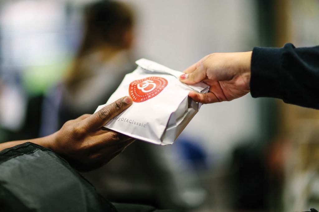 Photos by Kathy Tran | The SGA gives out one of 55 sandwiches sold in its attempt to offer more food options.