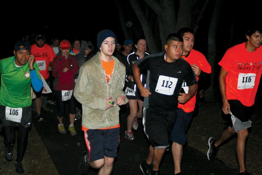 articipants get off to a running start at the fourth annual Spooky Trot, 5K Run/Walk benefiting Brookhaven College’s food pantry;