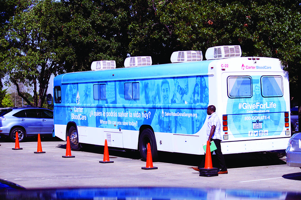 Photo by Emma Donohue The CarterBlood Care Blood Drive visits Brookhaven College once again.