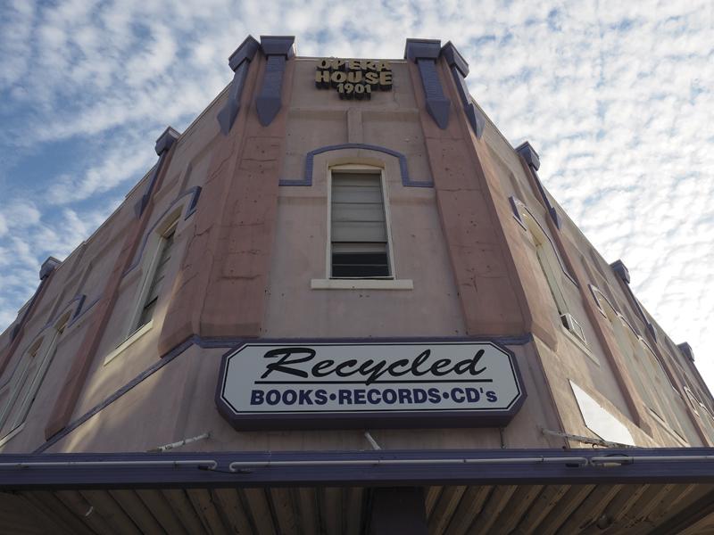 Photo by Jubenal Aguilar Recycled Books, Records, & CDs – Denton, Texas