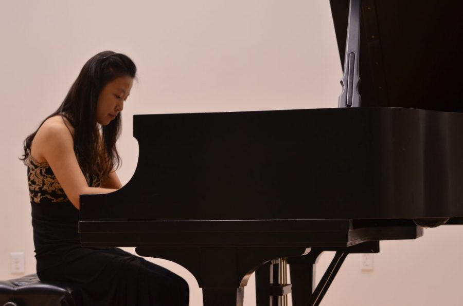 Award-winning pianist Hee Sun Yun performs at Brookhaven College in the Recital Hall during The Music Department Piano Festival, Oct. 17.