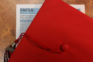 Photo illustration by Jacob Vaughn |  Starting in the 2020-2021 school year, all graduating high school seniors will be required to complete the FAFSA.