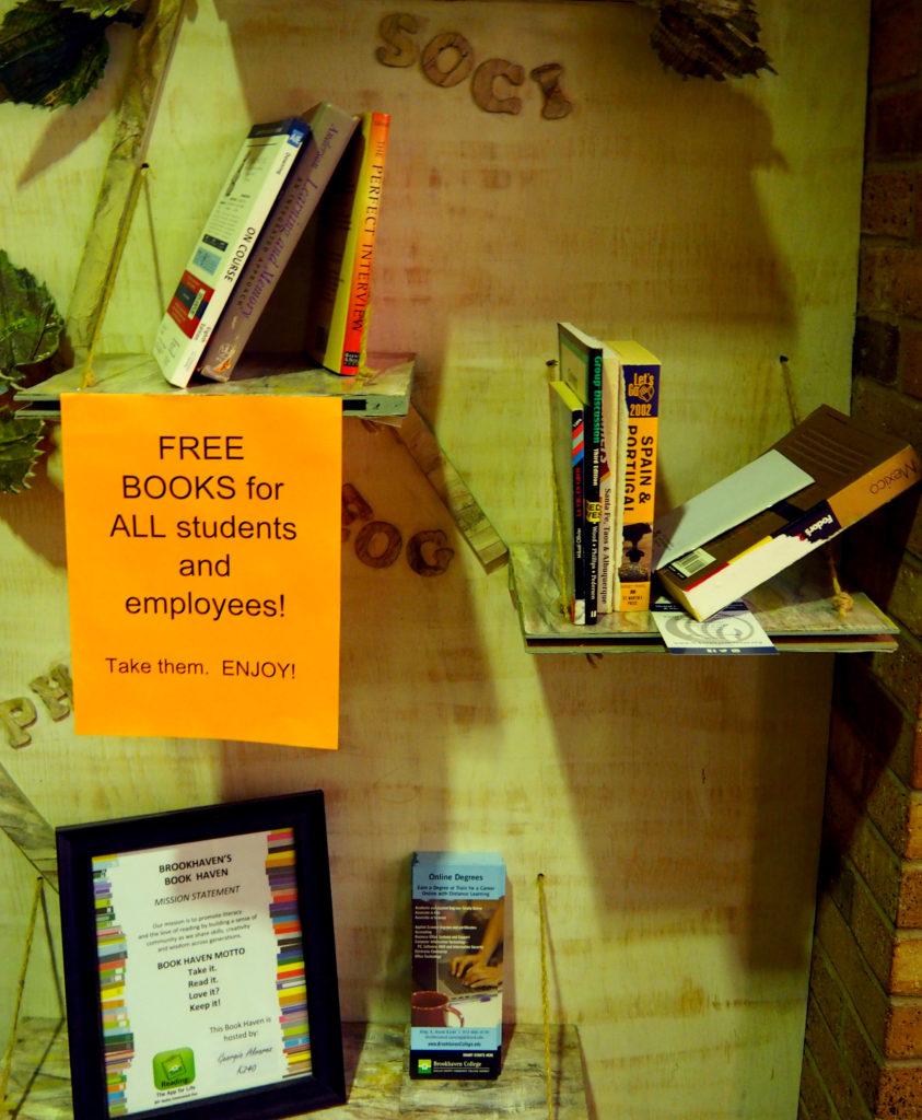 <strong>Photo by Kristian Dominguez</strong>Book Havens can be found in many buildings around campus.
