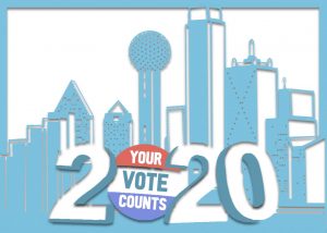 2020 Dallas voting illustration