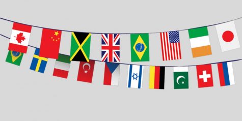 Illustration of International flags