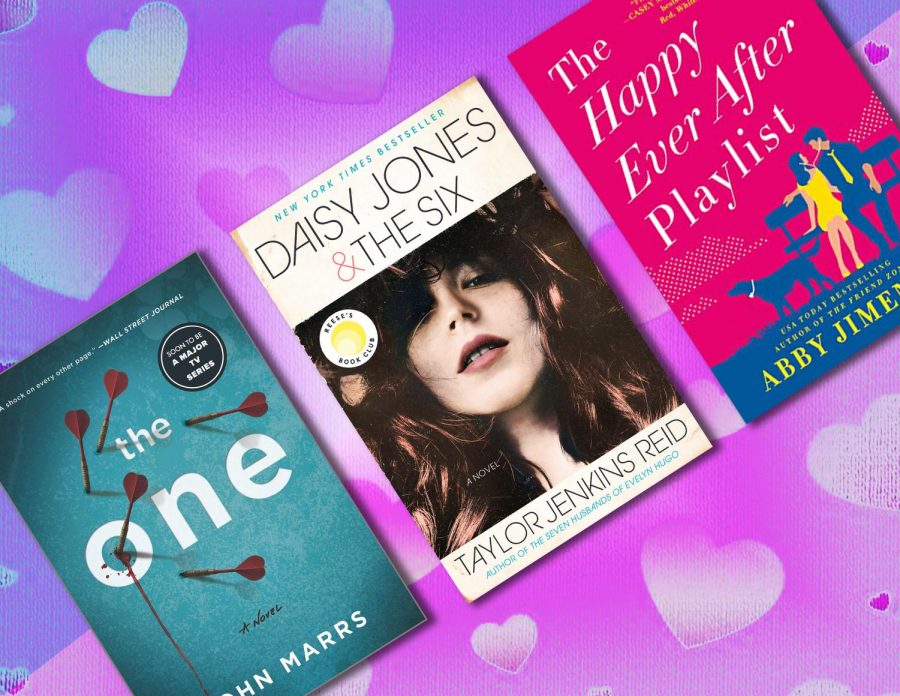 graphic for 5 books to read for valentines day