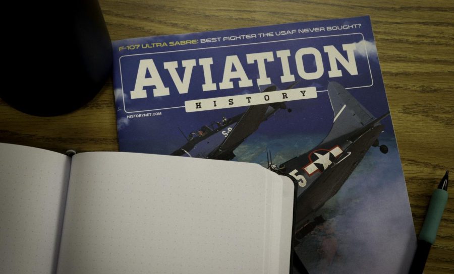 Photo+of+an+aviation+magazine+with+journal