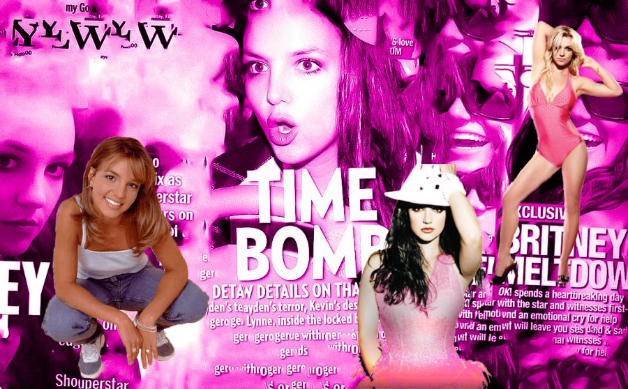 Illustration+of+different+Britney+Spears+images+in+the+media