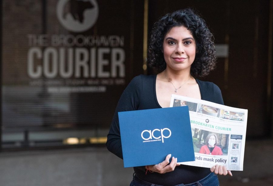 Desiree Gutierrez, former editor-in-chief of The Courier, was named a finalist for ACP’s 2021 Reporter of the Year for two-year schools.