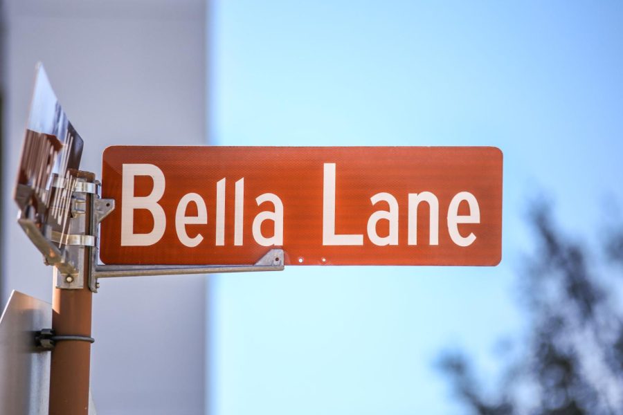 Photo of Bella Lane street sign