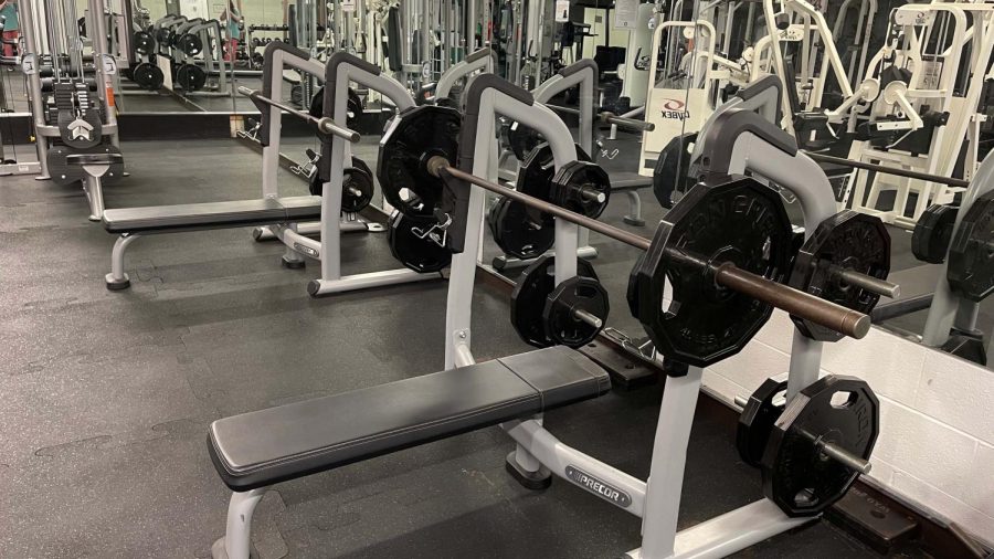 Photo of bench press in the Fitness Center