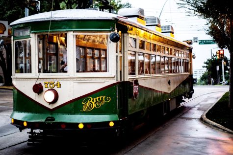 Car 754, Betty, heading into the car barn