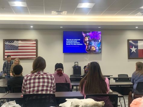 Meow Wolf hosts a town hall meeting in Grapevine, Texas.