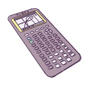 Illustration of a calculator