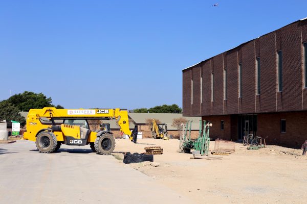 Lifter moves through site