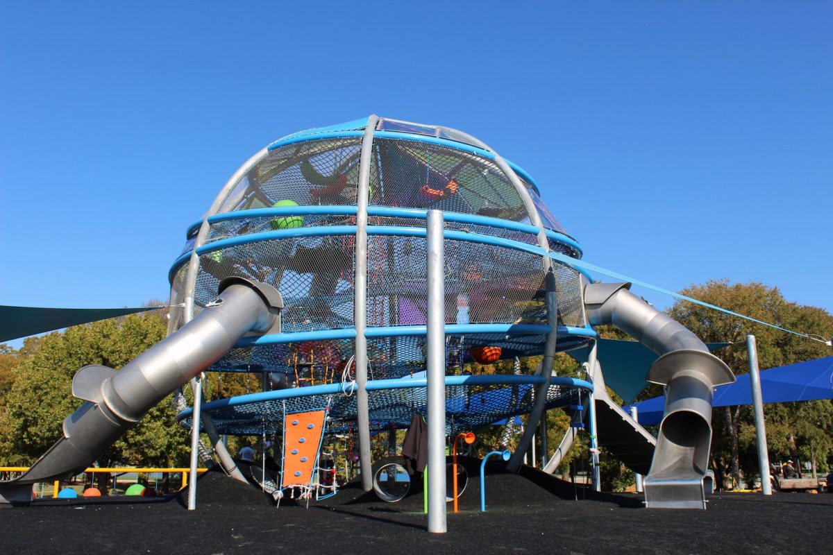 Playground+dome+with+slides.