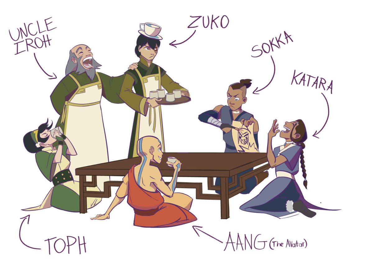 Illustration of characters.