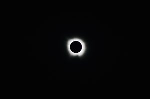 Photo of the eclipse during totality