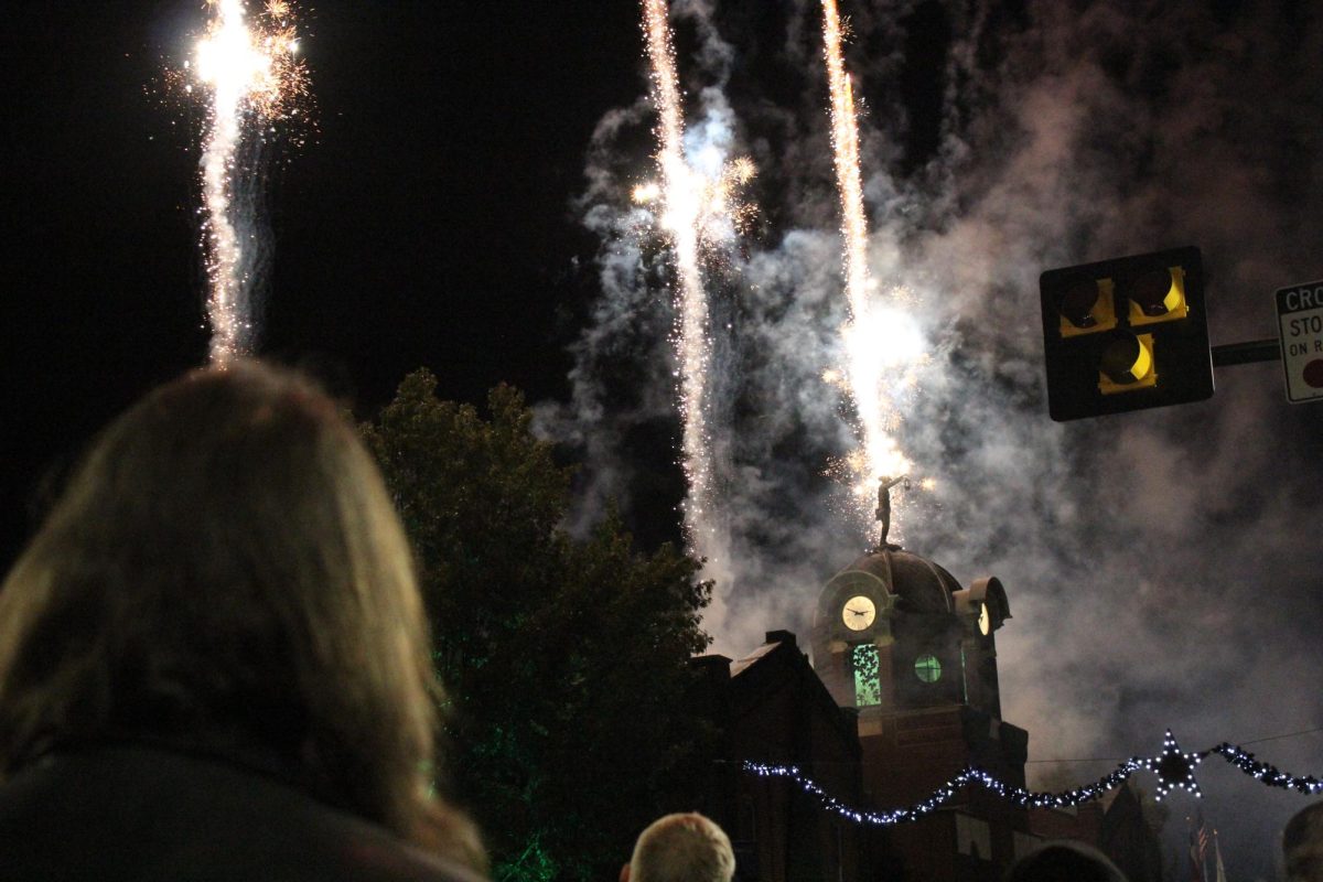 Fireworks display.