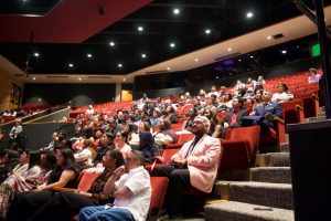 Honors students wait to receive awards at the Richland Campus Arena Theater during the Honors Awards Ceremony on April 25. The event celebrated 80 honors students across all seven Dallas College campuses. (Photo courtesy of Meer Hashmi)