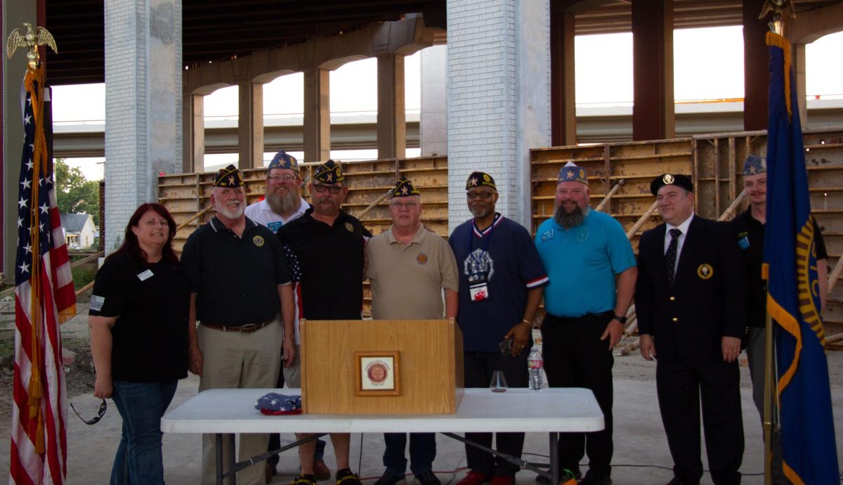 From left to right: Misty Jeffcoat, Craig Wood, James Jeffcoat, Dale LaBine, John Norsworthy, Darrell Hartley, Tim Webb, Don Burks, Colton Martin. 