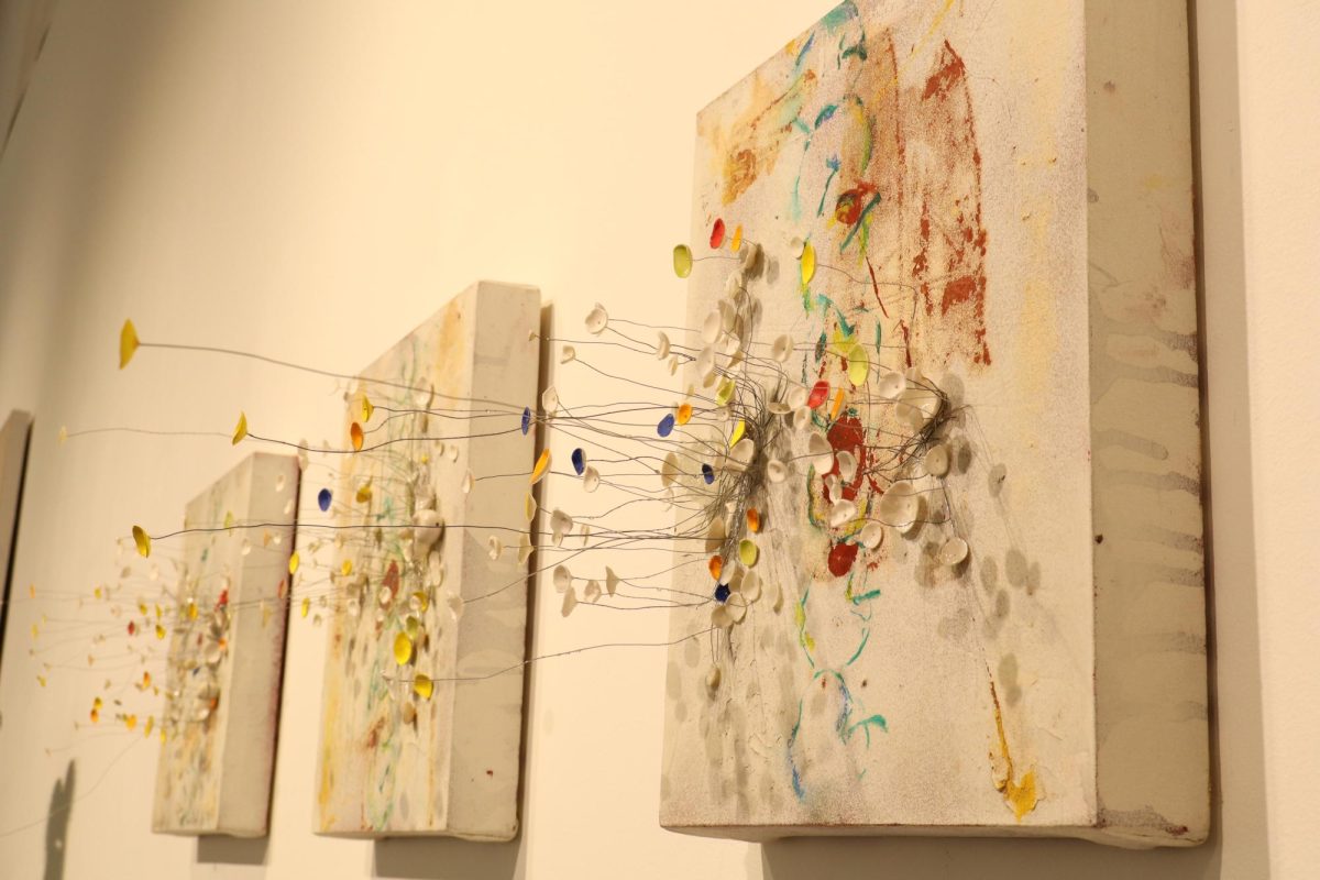 Dallas College displays work from their art faculty and staff in “What About Flowers?,” as a part of a yearly tradition celebrating artists on campus.