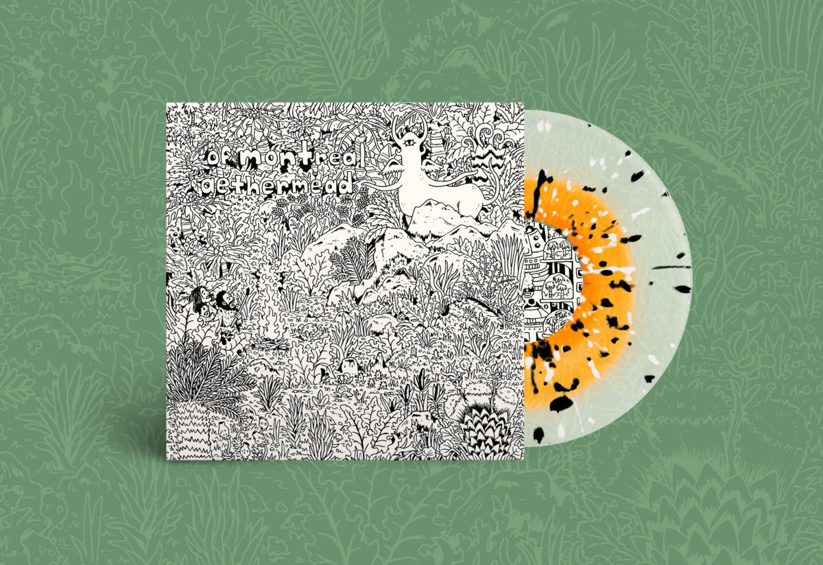 of Montreal's new album cover for 'aethermead'